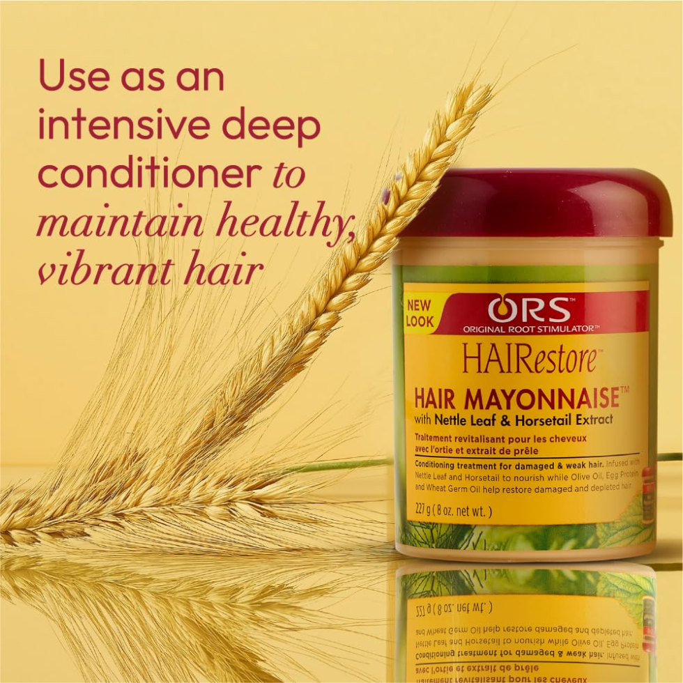 ors hair mayonnaise 227g with nettle leaf horsetail for restoring strengthening and moisturizing hair