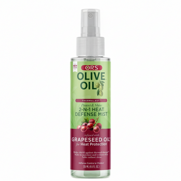 ORS Huile d'olive à l'huile de pépins de raisin pour la protection thermique 136 ml/4,6 oz