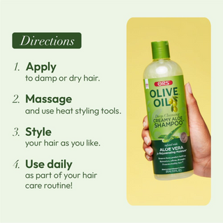 ors olive oil aloe shampoo for hydrating cleanse soft smooth frizz free shiny healthy hair