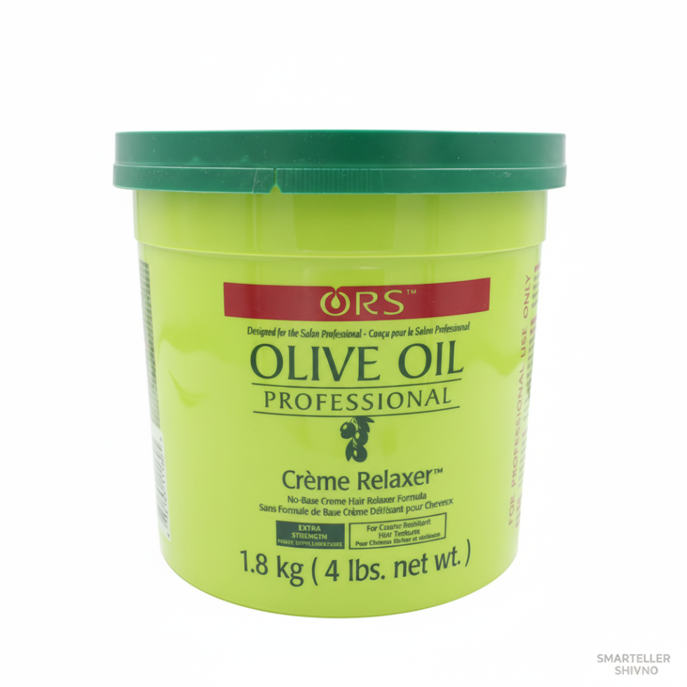 ors olive oil creme relaxer extra strength for salon straight sleek smooth frizz free shiny hair