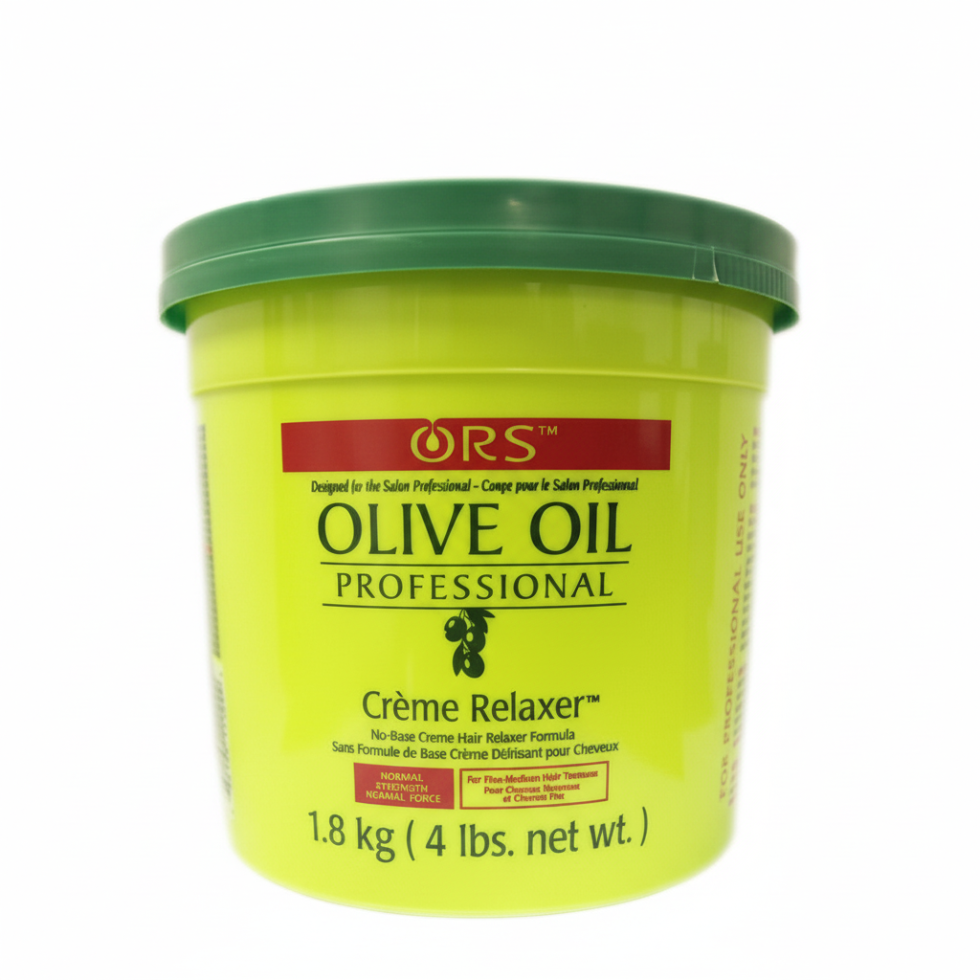 ors olive oil creme relaxer normal strength for smooth silky sleek frizz free shiny straight hair