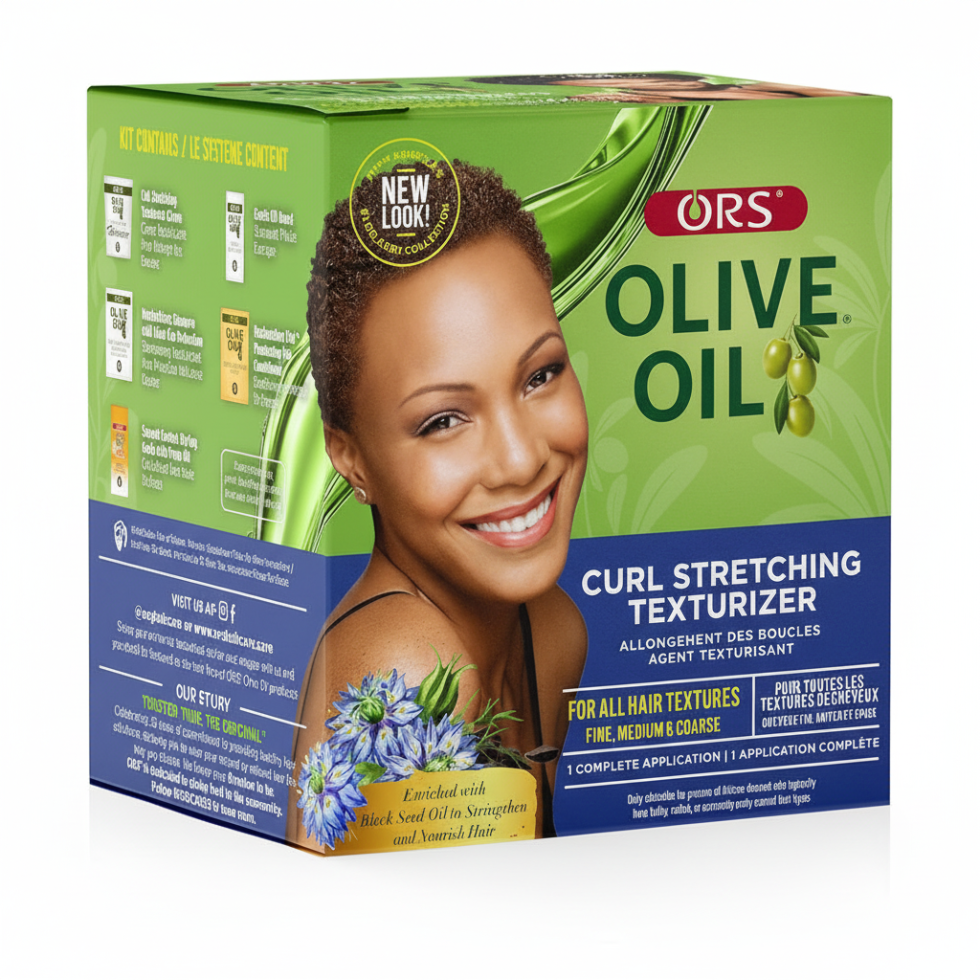 ors olive oil curl stretching texturizer for defined stretched curls smooth frizz free soft manageable hair