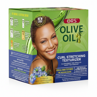 ors olive oil curl stretching texturizer for defined stretched curls smooth frizz free soft manageable hair