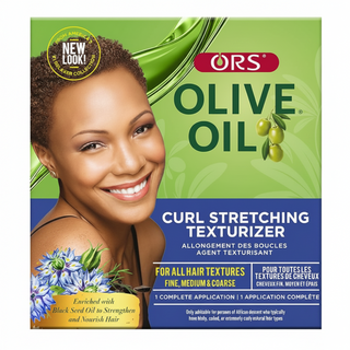 ors olive oil curl stretching texturizer for defined stretched curls smooth frizz free soft manageable hair