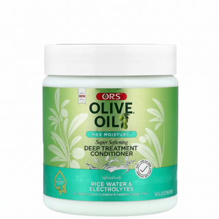 ors olive oil deep treatment conditioner for soft smooth hydrated frizz free strong healthy manageable hair