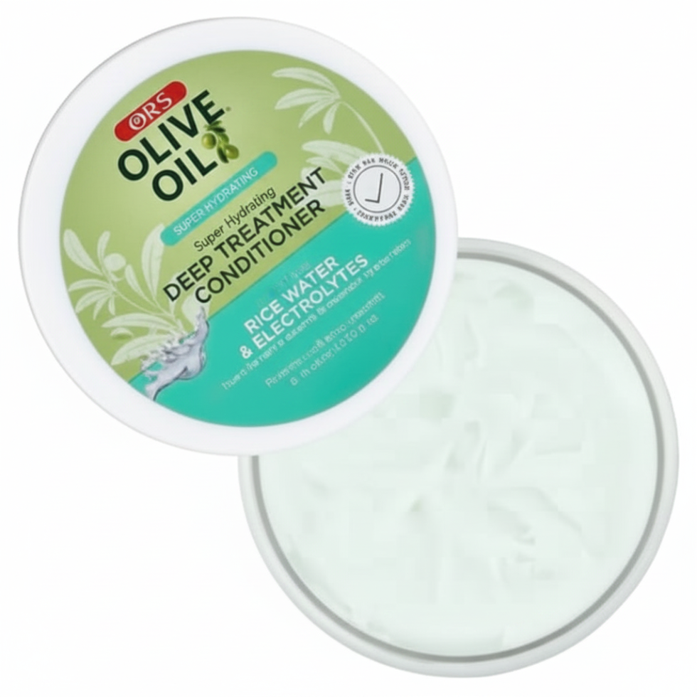 ors olive oil deep treatment conditioner for soft smooth hydrated frizz free strong healthy manageable hair