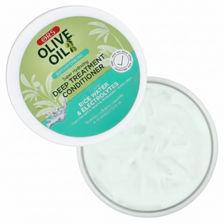 ors olive oil deep treatment conditioner for soft smooth hydrated frizz free strong healthy manageable hair