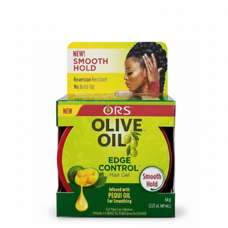 ors olive oil edge control gel with pequi oil for sleek defined smooth frizz free long lasting edges