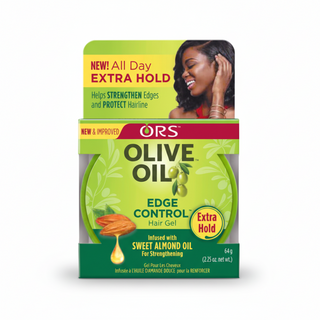 ors olive oil edge control gel extra hold for sleek smooth defined frizz free long lasting edges
