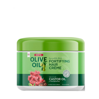 ors olive oil fortifying hair creme with castor oil for strong soft smooth frizz free healthy hair