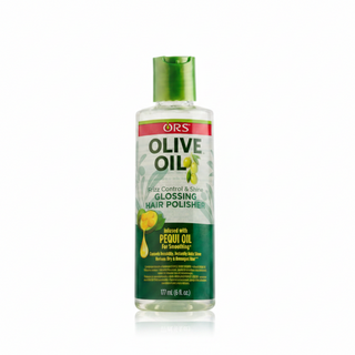 ors olive oil glossing hair polisher 177ml for smoothing frizz and adding shine to sleek hair
