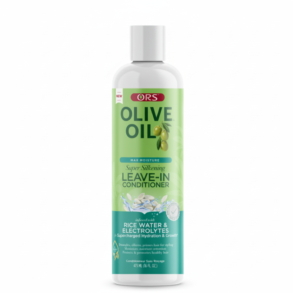 ors olive oil leave in conditioner for soft hydrated smooth frizz free manageable shiny healthy hair