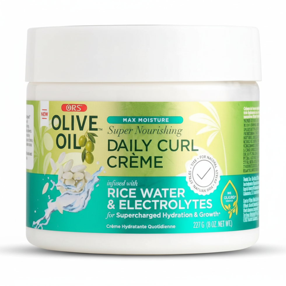 ors olive oil daily curl creme for hydrated defined frizz free soft shiny bouncy curls