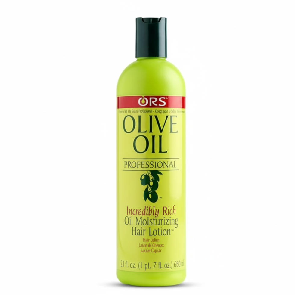 ors olive oil moisturizing hair lotion for heat protection hydrated smooth frizz free soft shiny healthy hair