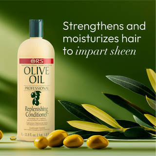 ors olive oil replenishing conditioner 1l for hydrating detangling soft smooth shiny hair