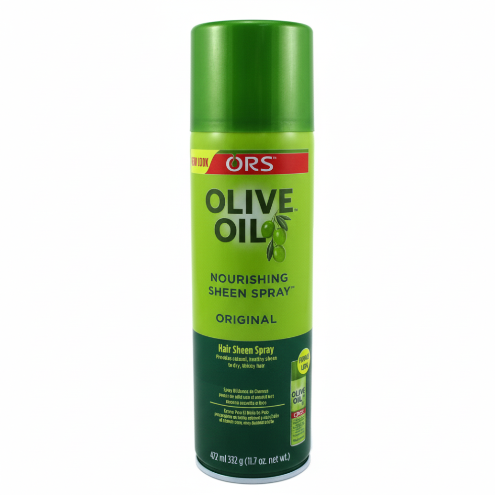 ors olive oil nourishing sheen spray original formula for restoring shine hydrating smooth soft frizz free hair