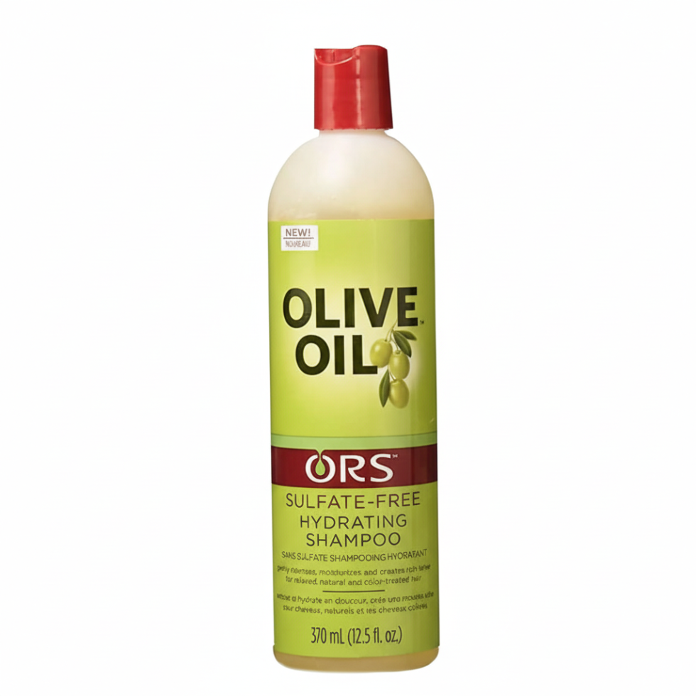 ors olive oil sulfate free hydrating shampoo 370ml for gentle cleansing moisture boost and soft smooth hair
