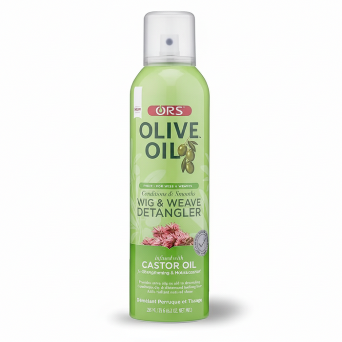 ORS Olive Oil Fix It Conditionne et lisse le démêlant pour perruques et tissages avec de l'huile de ricin - 216 ml/6,2 fl.oz