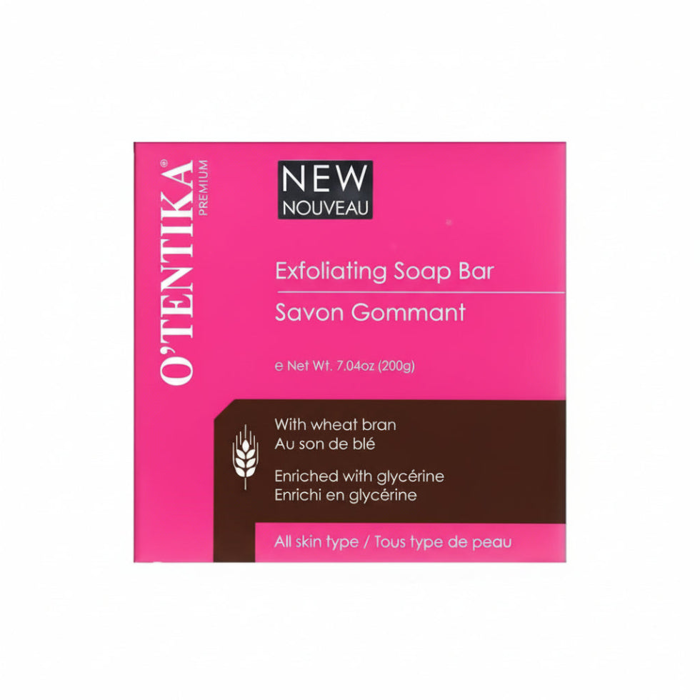 OTentika exfoliating soap bar for brightening smooth and even toned skin care