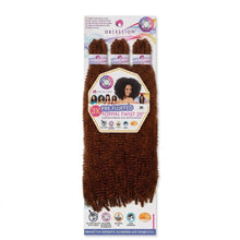 obsession poppin twist 3x20 30 synthetic braiding hair extensions auburn brown protective style twists product
