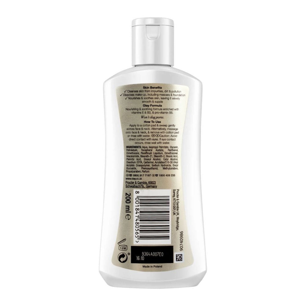 olay make up melting cleansing milk 200ml dry skin cleanser makeup remover hydrating gentle skincare face wash cream product