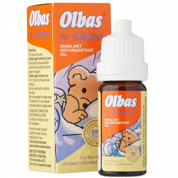 Olbas for Children Inhalant Decongestant Oil 10ml | Gentle Nasal Relief
