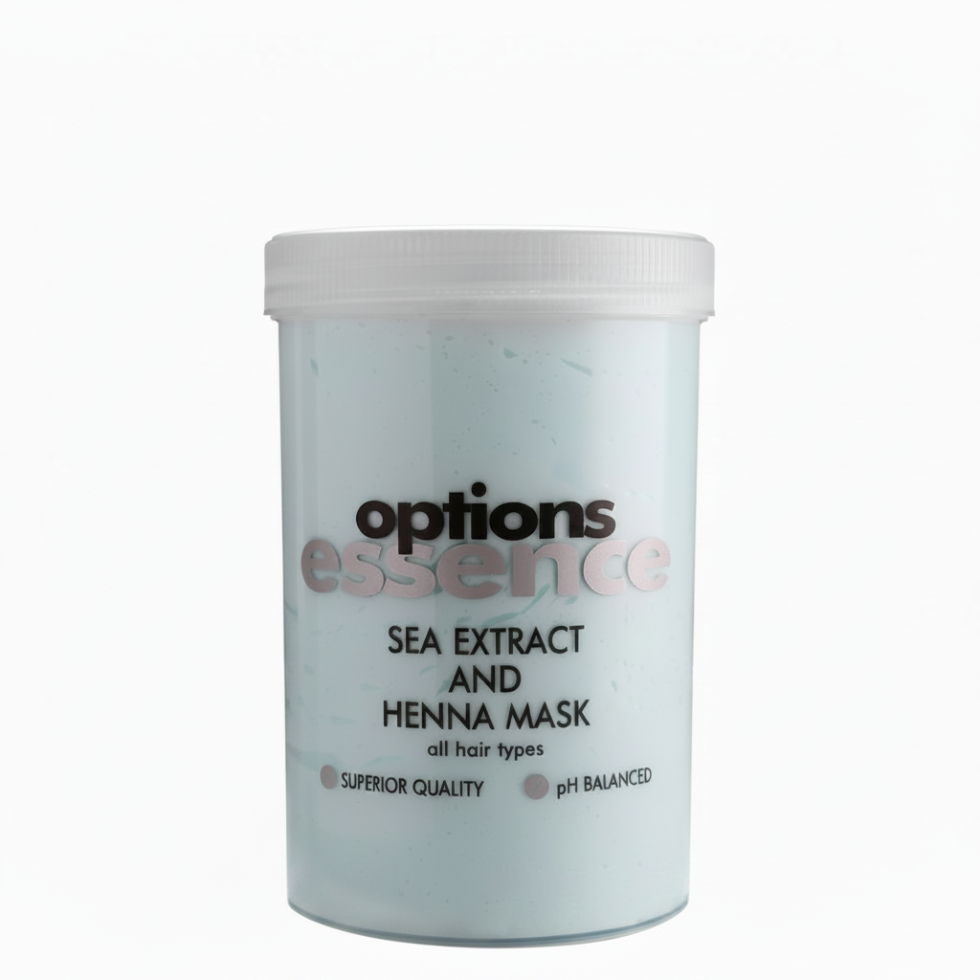 option essence sea extract henna hair mask 1000ml hydrate repair soft shiny hair