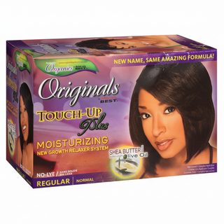 organics by africa's best touch up plus relaxer system regular moisturize straighten hair