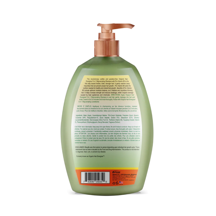 Shampooing rajeunissant 5 en 1 Bio Hair Energizer 13oz/385ml