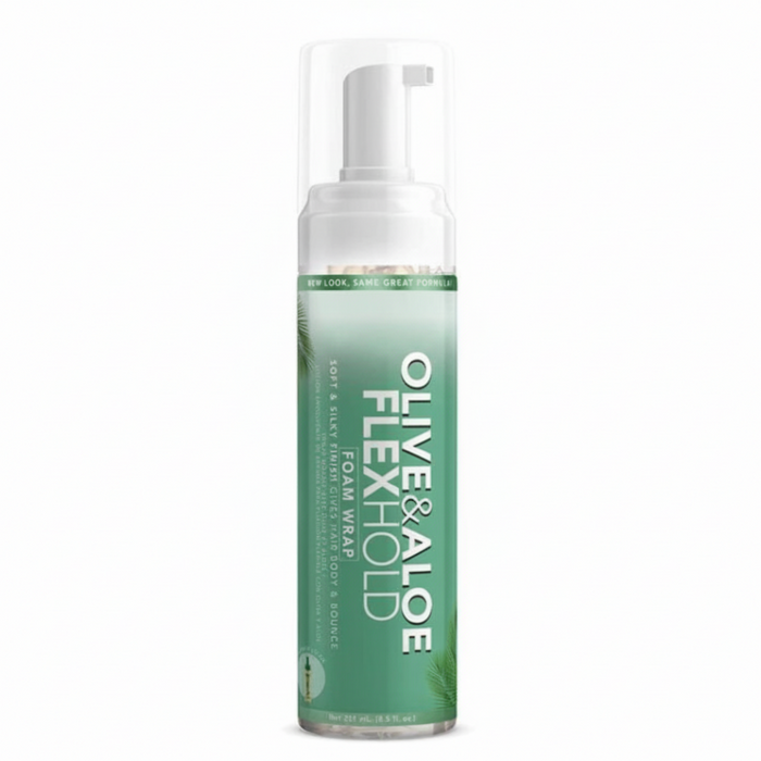 originals africa's best olive aloe soft shine flexhold foam wrap 251ml hydrate style shine
