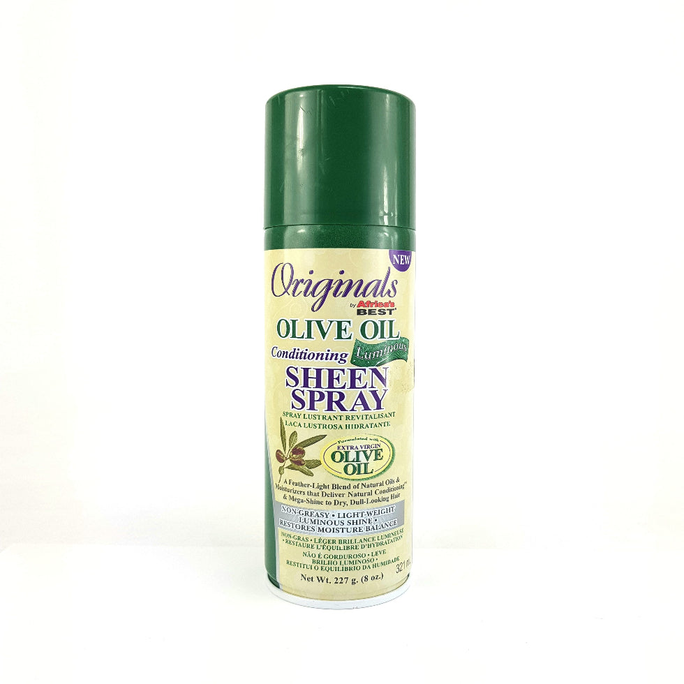originals africa's best olive oil conditioning luminous sheen spray 8oz/227g shine nourish