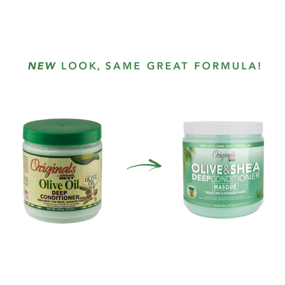 originals africa’s best olive oil shea deep conditioner masque 426g moisturize repair hair treatment