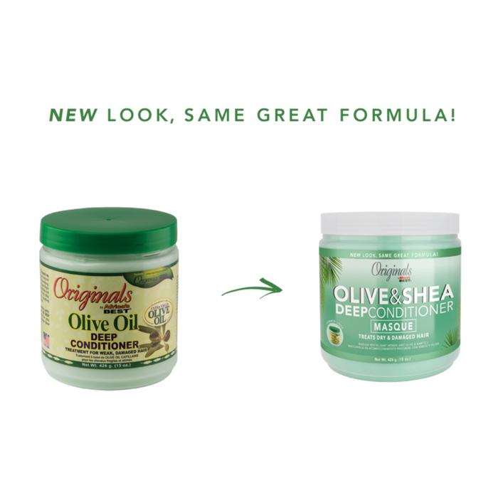 Africa's Best Olive Oil & Shea Deep Conditioner Masque 426g | Moisturize & Repair Hair