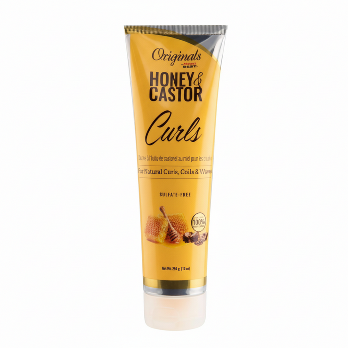 originals honey castor curls cream 284g smooth define moisturize frizz-free curls