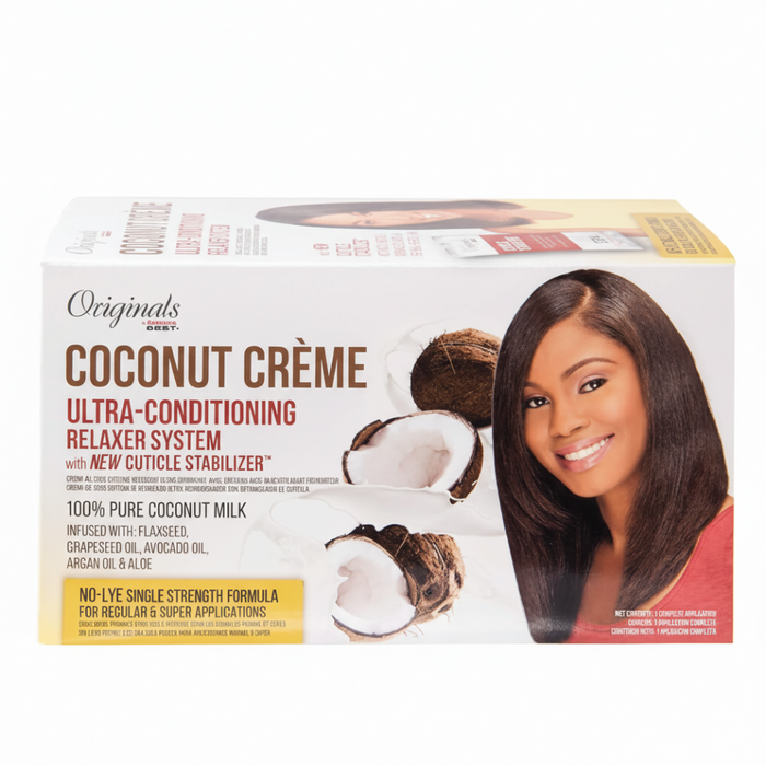 Originals by Africa's Best Coconut Creme Ultra Creme Conditioning Relaxer System – 1 Complete Application