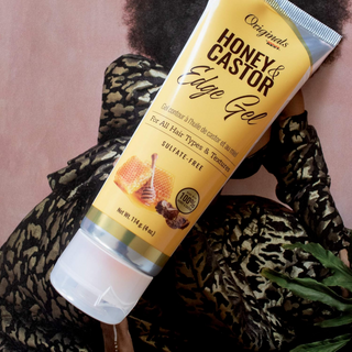 originals by africa's best honey & castor edge gel 114g strong hold styling gel