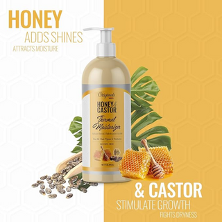 originals by africa's best honey & castor thermal moisturizer 177ml sulfate-free