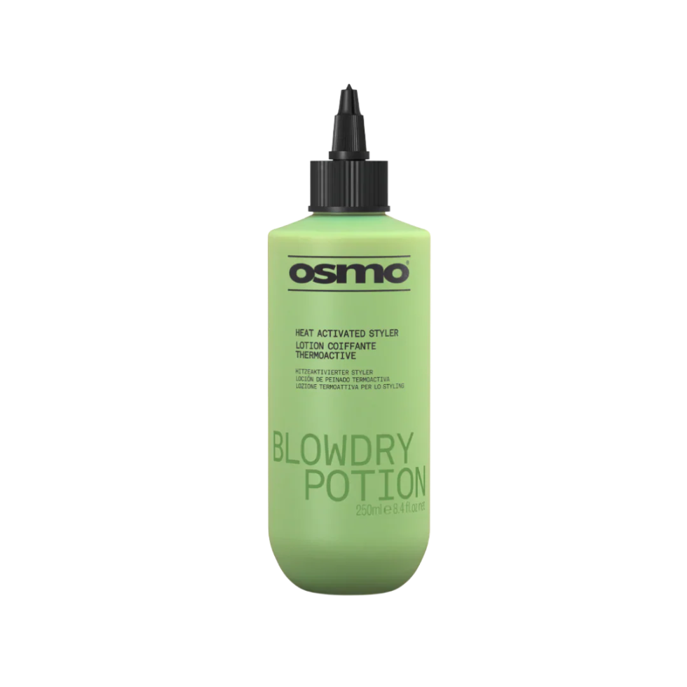 Osmo blowdry potion 250ml heat protection styling cream for smooth frizz free salon blow dry hair finish