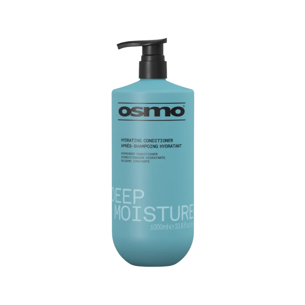 Osmo deep moisture hydrating conditioner 1000ml for dry hair deep hydration frizz control and smooth soft hair care conditioner