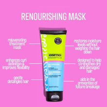 osmo essence curl renourishing mask 250ml deep hydrate repair define soft curls
