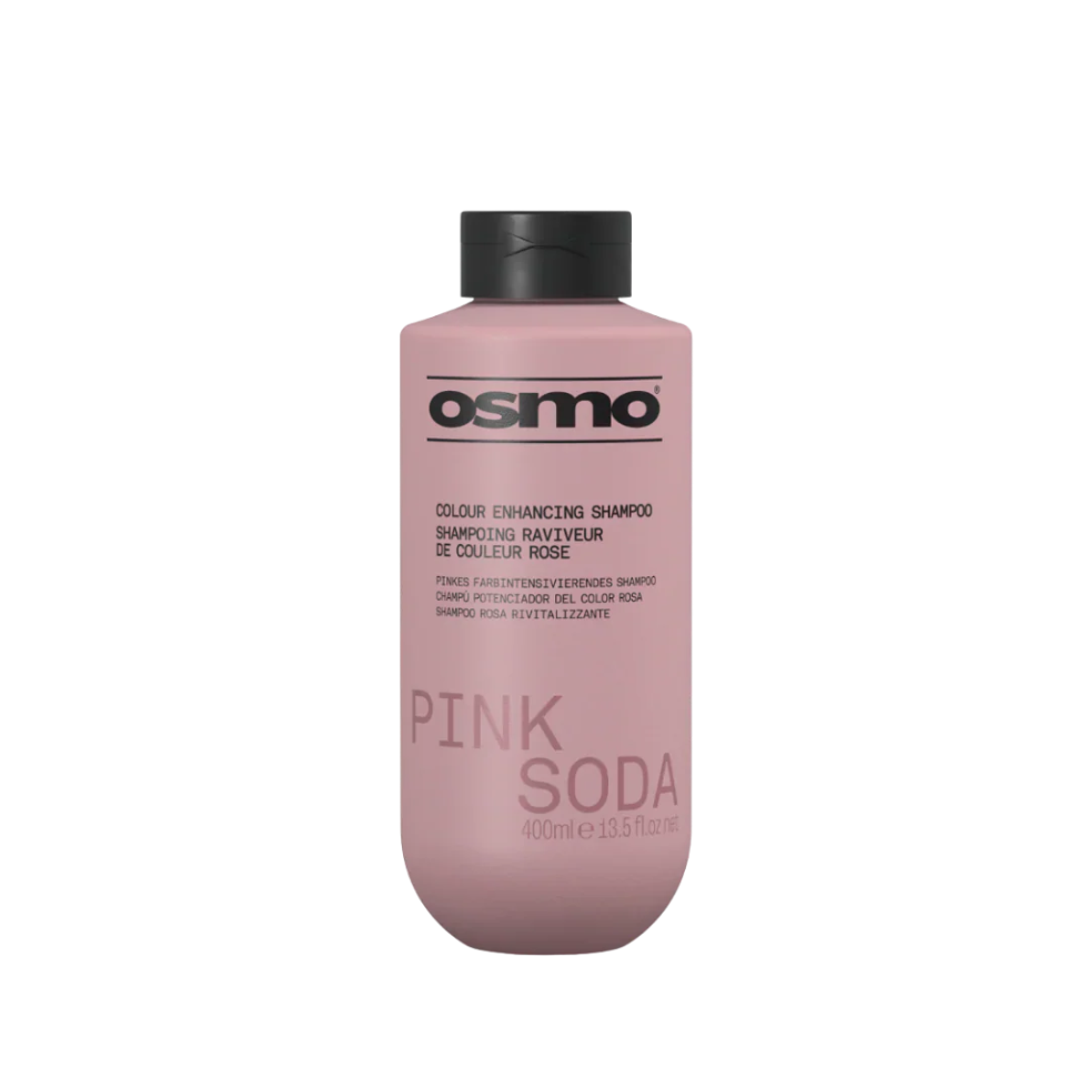 Osmo pink soda color enhancing shampoo 400ml gentle cleansing pink tone boosting shampoo for colored hair care