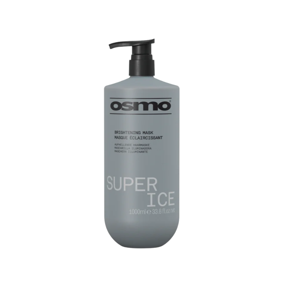 Osmo super ice brightening mask 1000ml brightening hair treatment mask for blonde silver and grey hair hydration and shine care