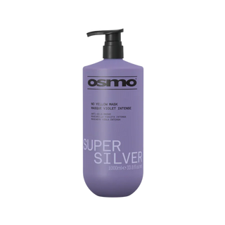 Osmo super silver no yellow mask 1000ml violet toning hair mask for blonde silver and grey hair brassiness removal and deep conditioning care