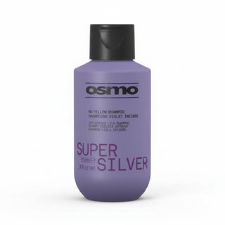 Osmo super silver no yellow shampoo 100ml violet toning shampoo for blonde grey and silver hair brassiness control care