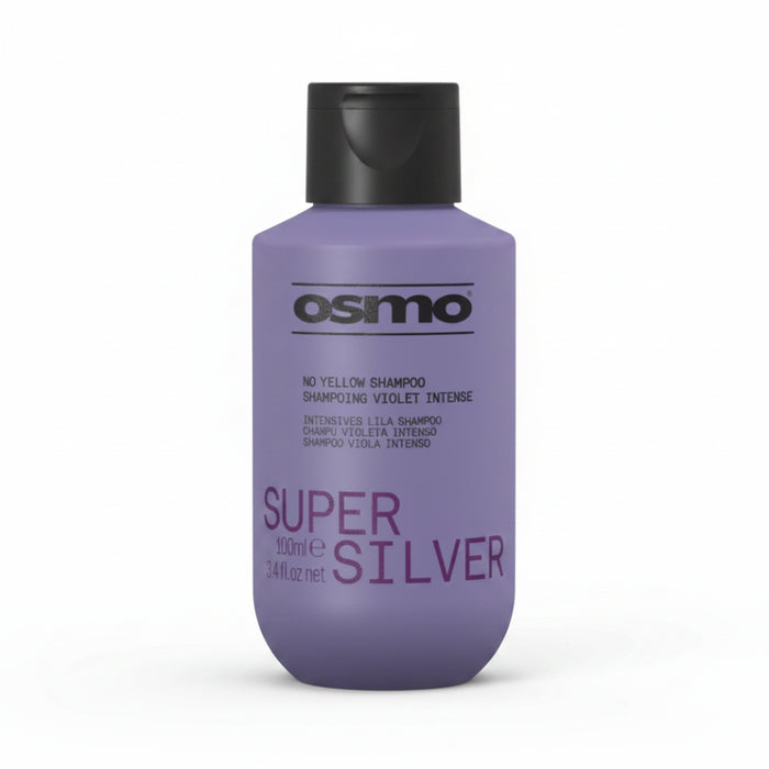 Osmo Super Silver No Yellow Shampoo 100ml | Blonde & Grey Toning Shampoo