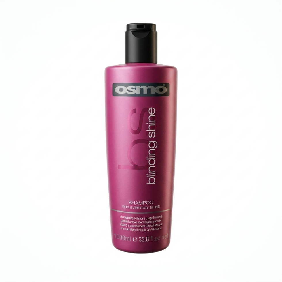 Osmo blinding shine illuminating shampoo 1000ml for glossy smooth radiant and salon shine hair care