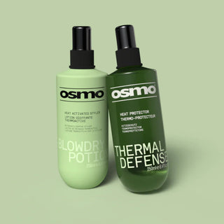 Osmo blowdry potion 250ml heat protection styling cream for smooth frizz free salon blow dry hair finish