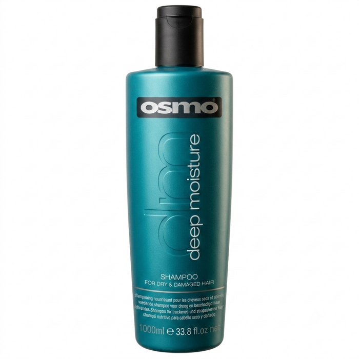 Osmo Deep Moisture Hydrating Shampoo 1000ml | Dry Hair Hydration & Repair