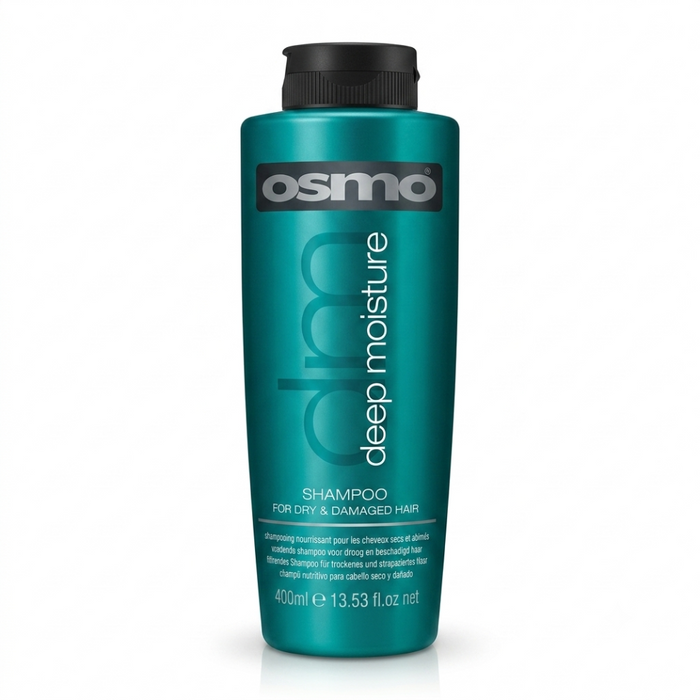 Osmo Deep Moisture Hydrating Shampoo 400ml | Dry Hair Hydration & Smooth Shine