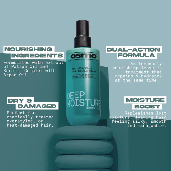 Osmo Dual Action Miracle Repair 250ml | Hair Repair & Heat Protection Spray